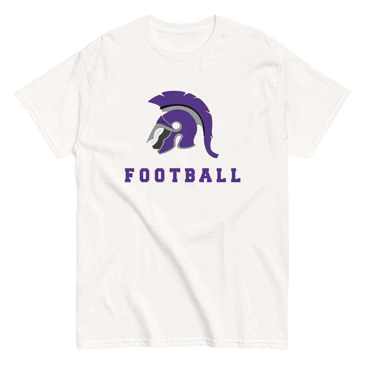 Spartan Helmet Football T Shirt