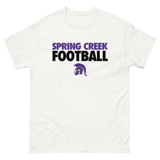 Spring Creek Football Spartan Helmet T Shirt