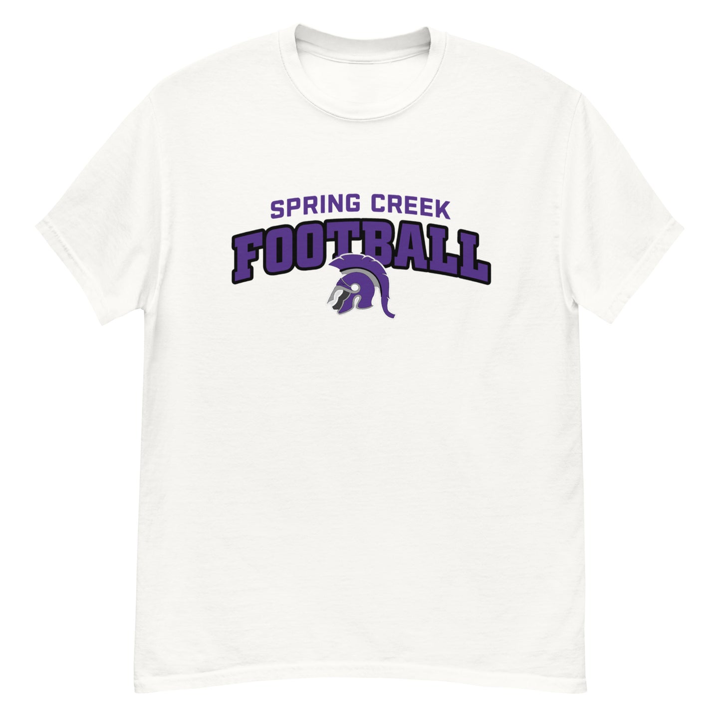 Spring Creek Football Spartan Helmet v2 T Shirt