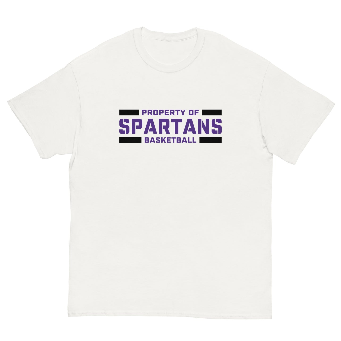 Property of Spartans Basketball T Shirt