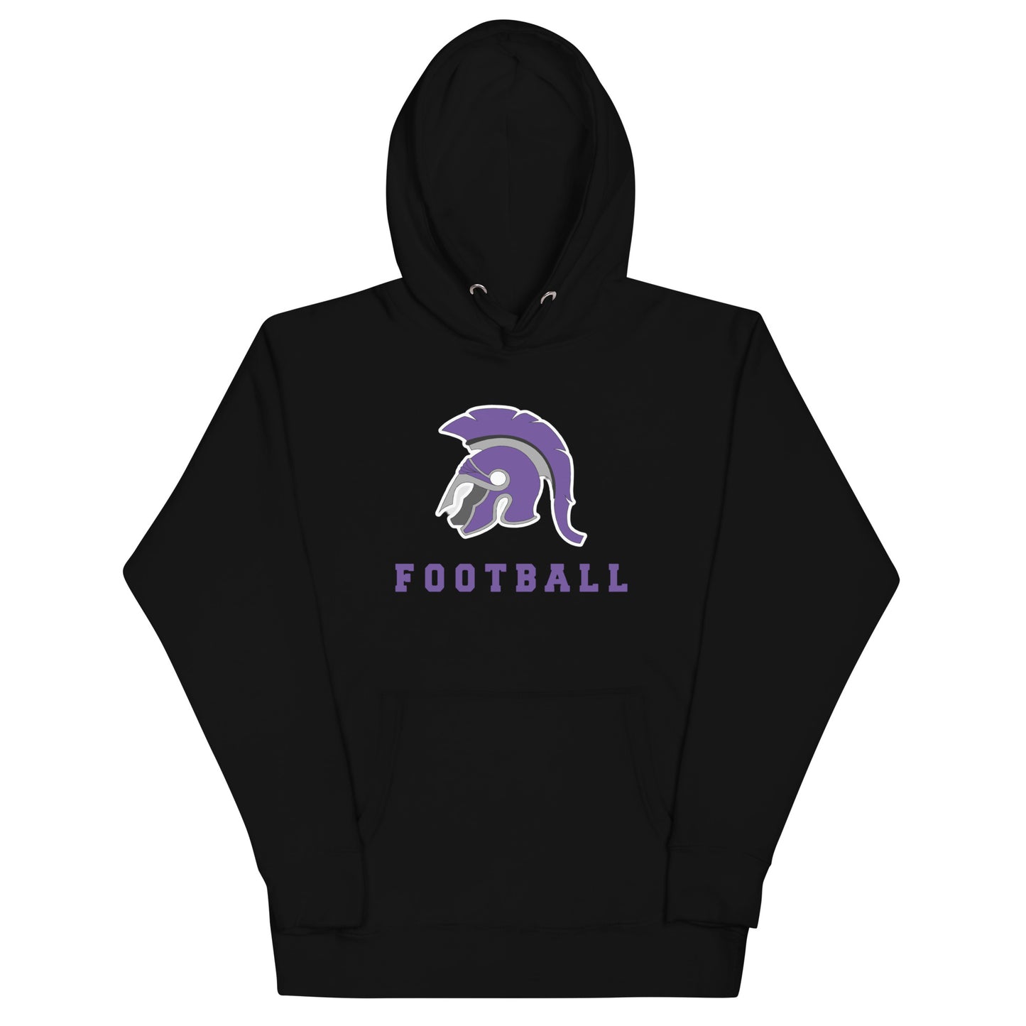 Spartan Helmet Football Hoodie