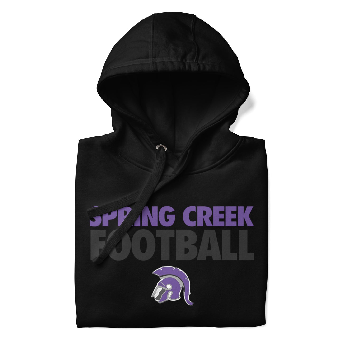 Spring Creek Football Spartan Helmet Hoodie