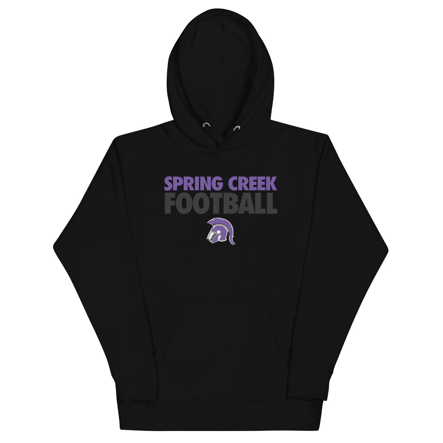 Spring Creek Football Spartan Helmet Hoodie