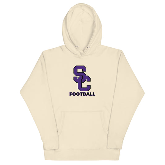 Interlocking SC Purple Unisex Hoodie