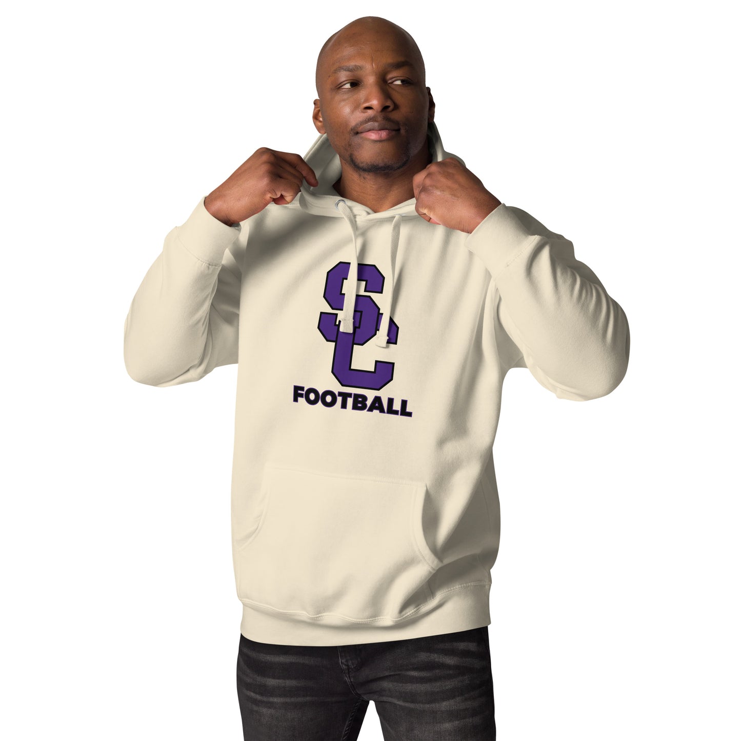 Interlocking SC Purple Unisex Hoodie