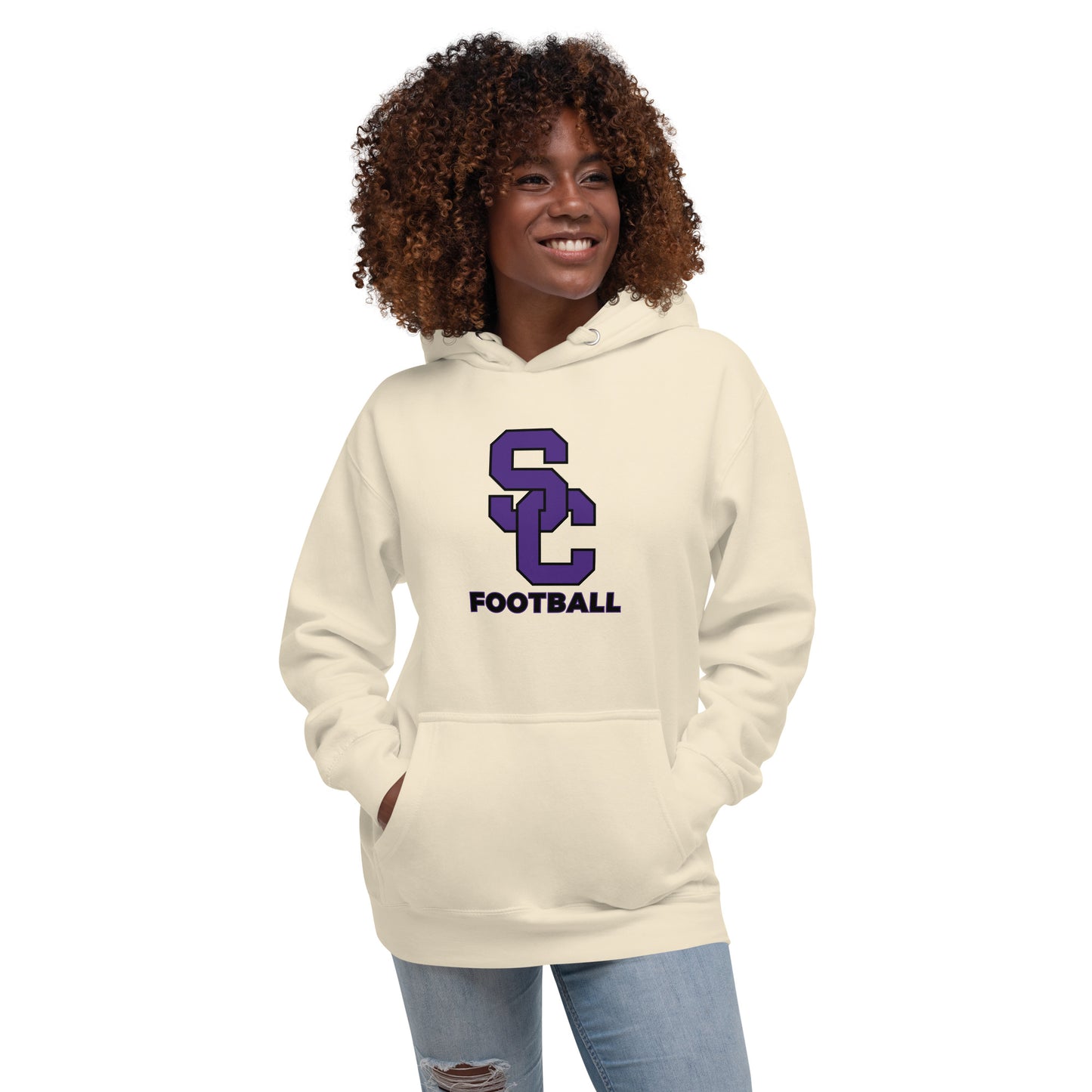 Interlocking SC Purple Unisex Hoodie