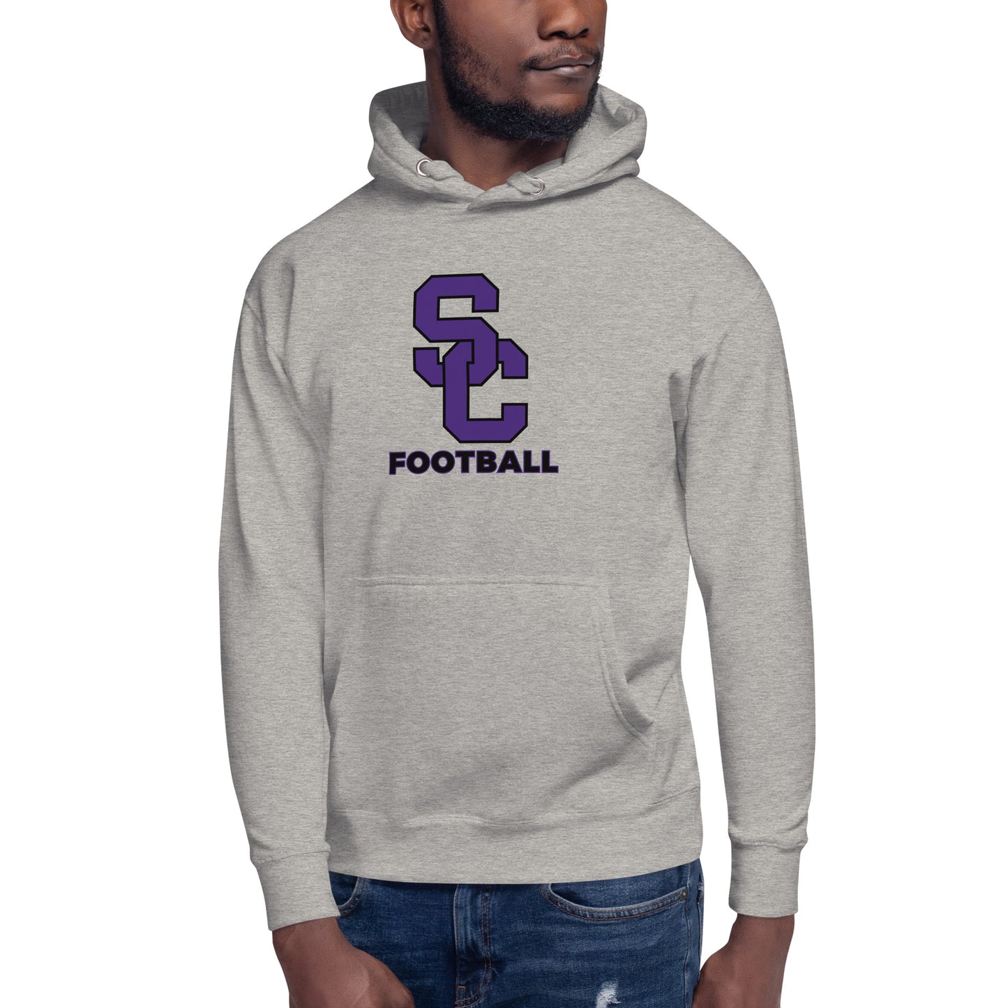 Interlocking SC Purple Unisex Hoodie