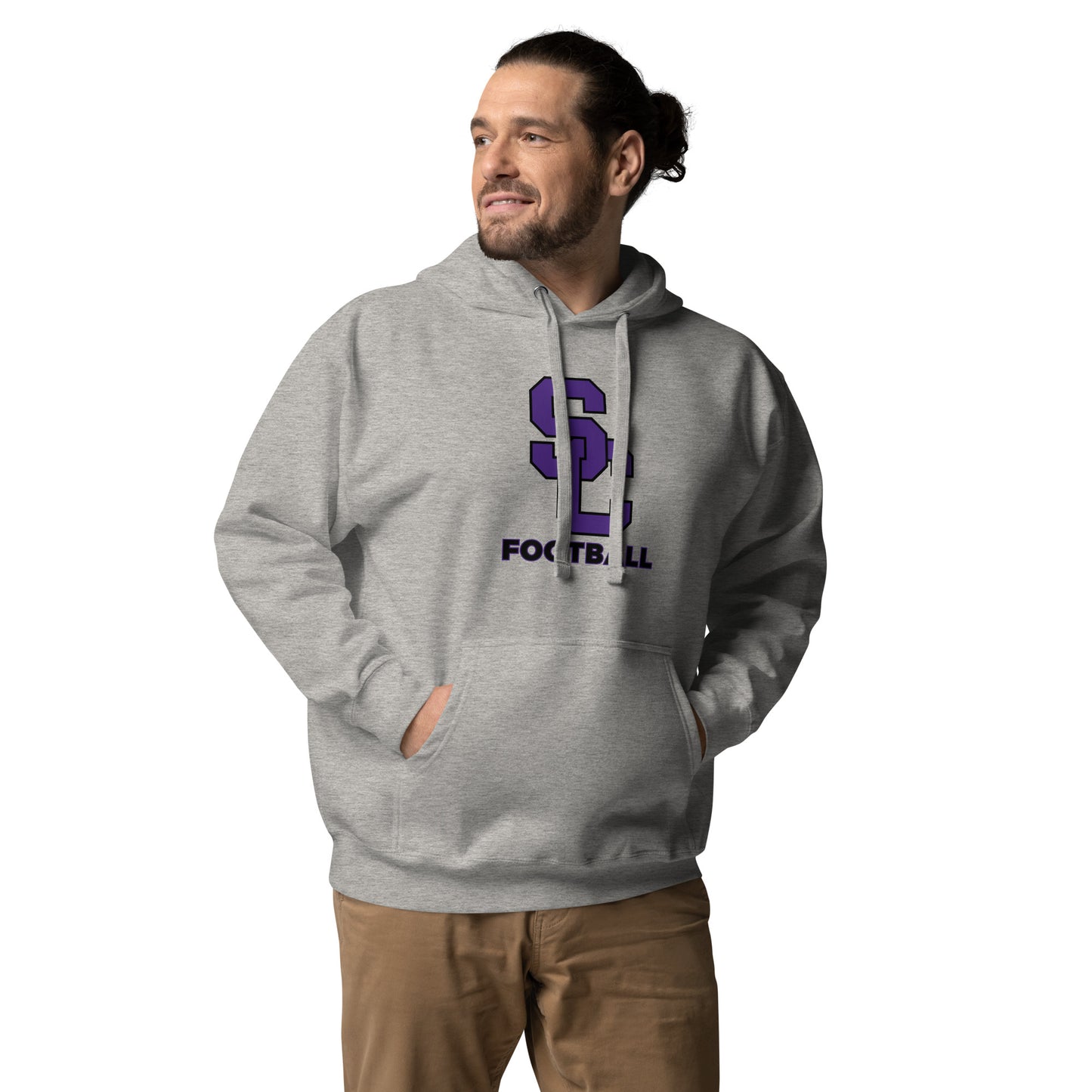 Interlocking SC Purple Unisex Hoodie