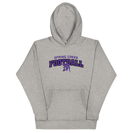 Spring Creek Football Spartan Helmet v2 Hoodie