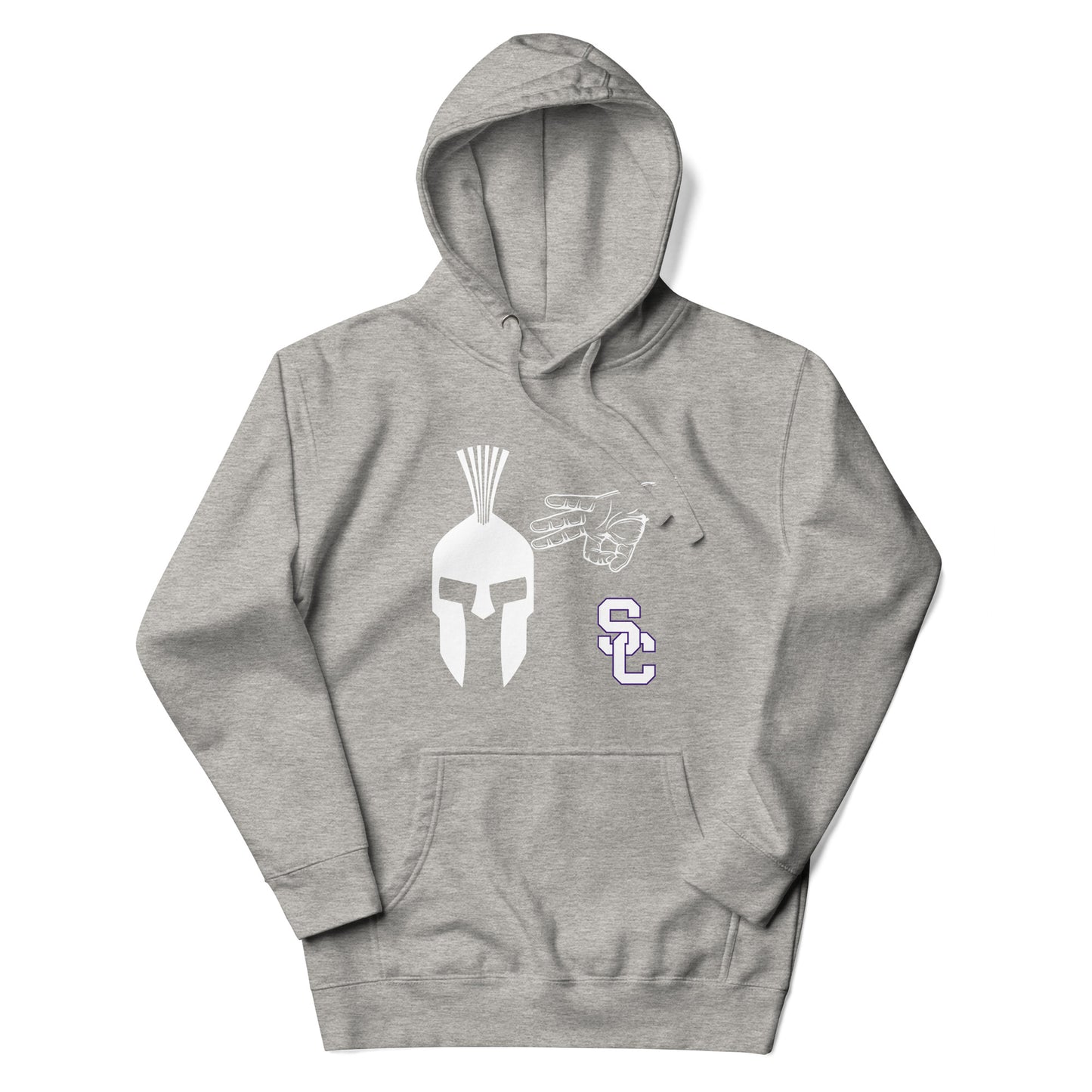 Spartan Helmet Trey Ball Hoodie