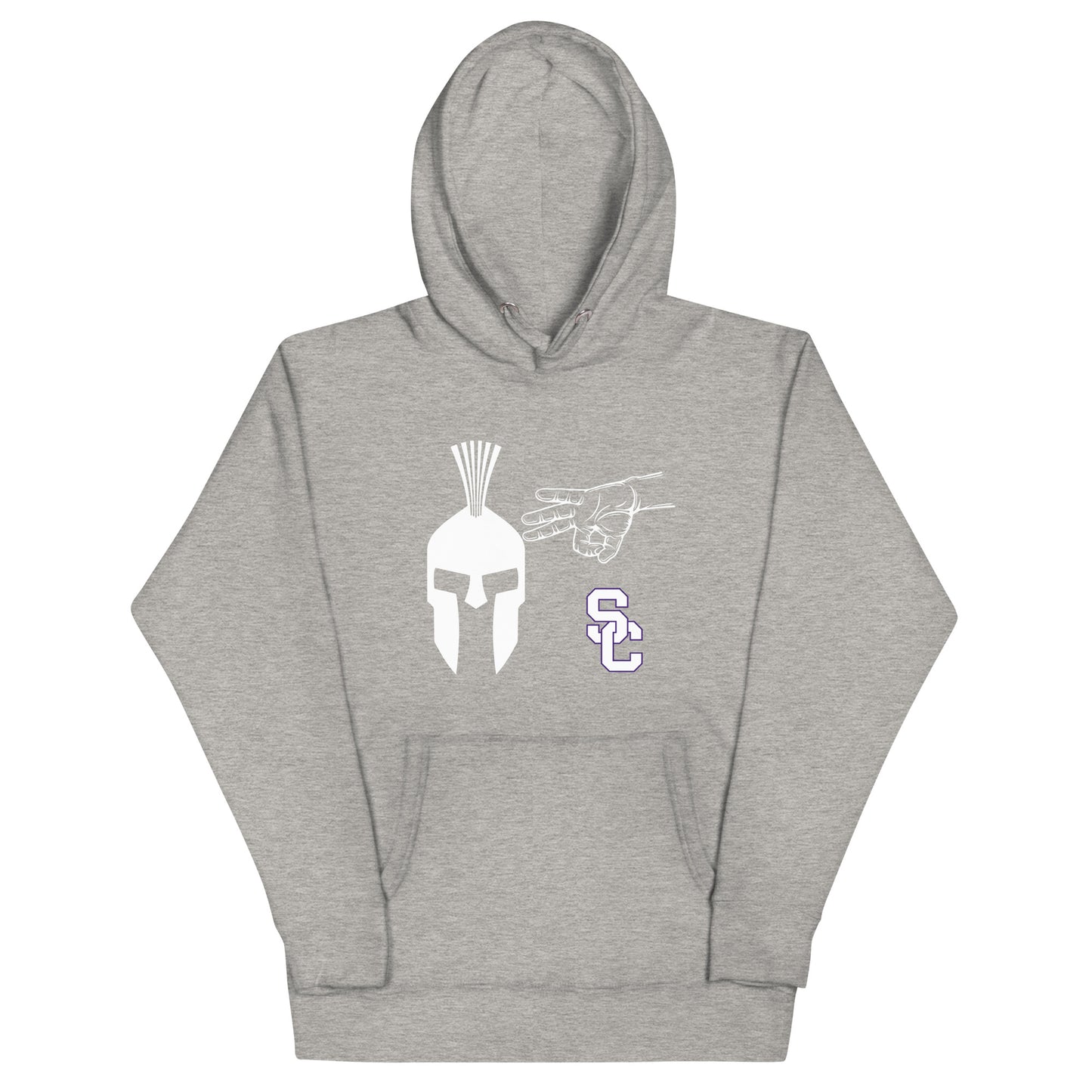 Spartan Helmet Trey Ball Hoodie