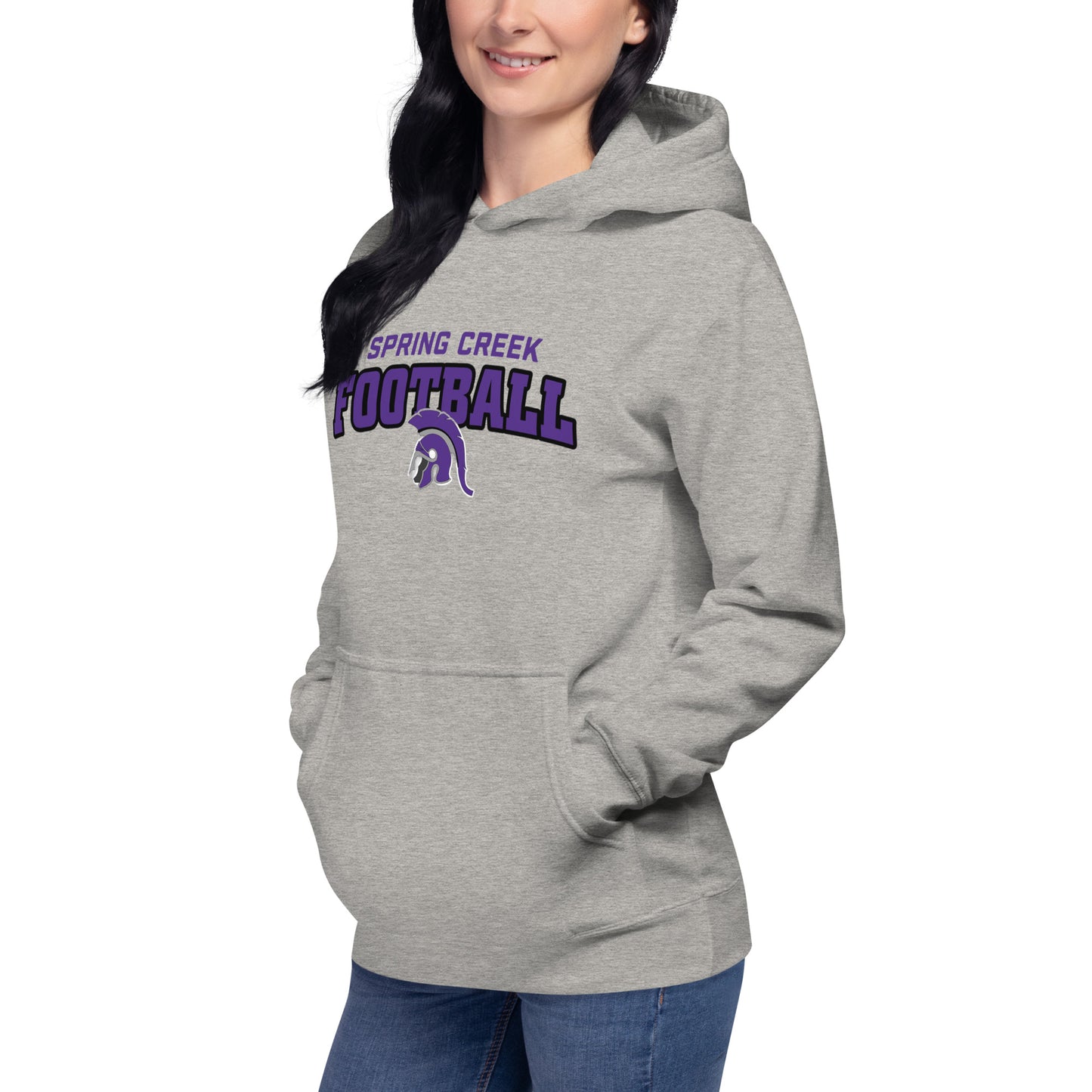 Spring Creek Football Spartan Helmet v2 Hoodie