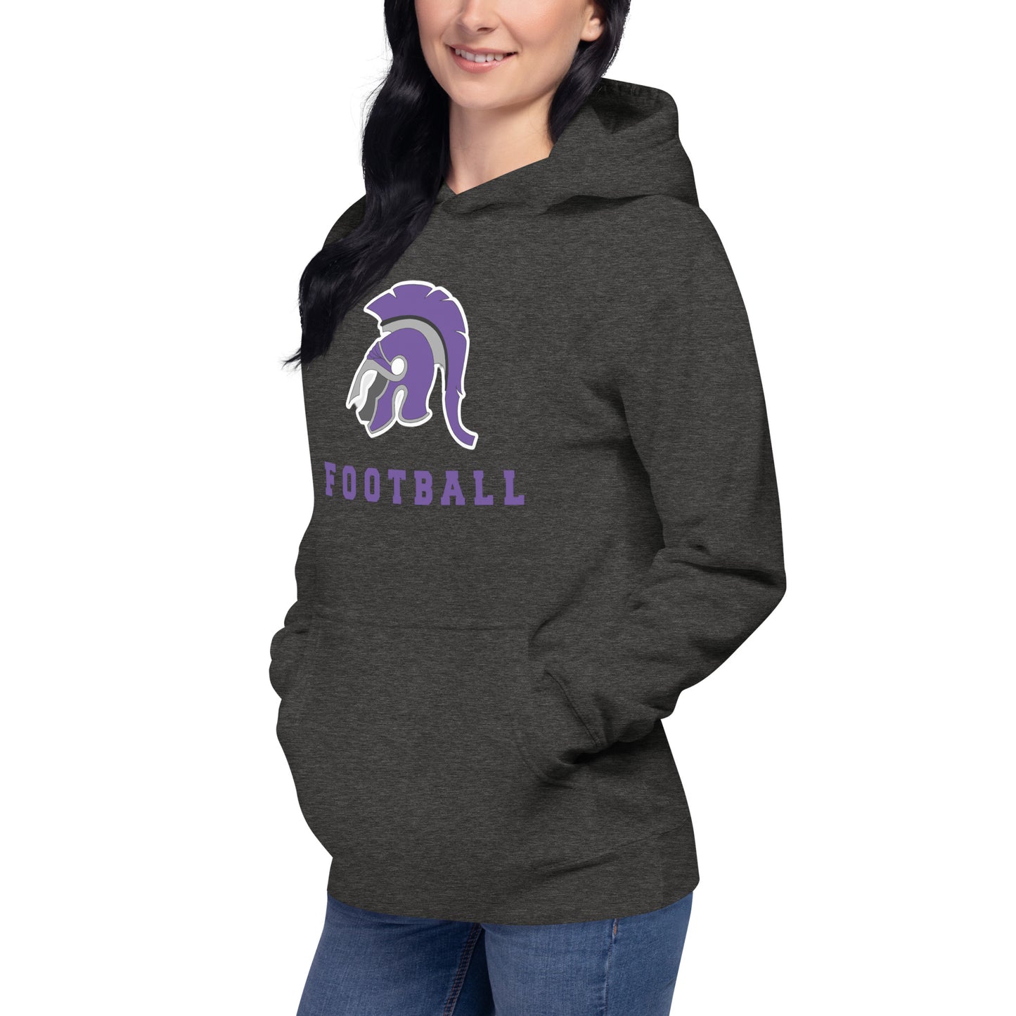 Spartan Helmet Football Hoodie