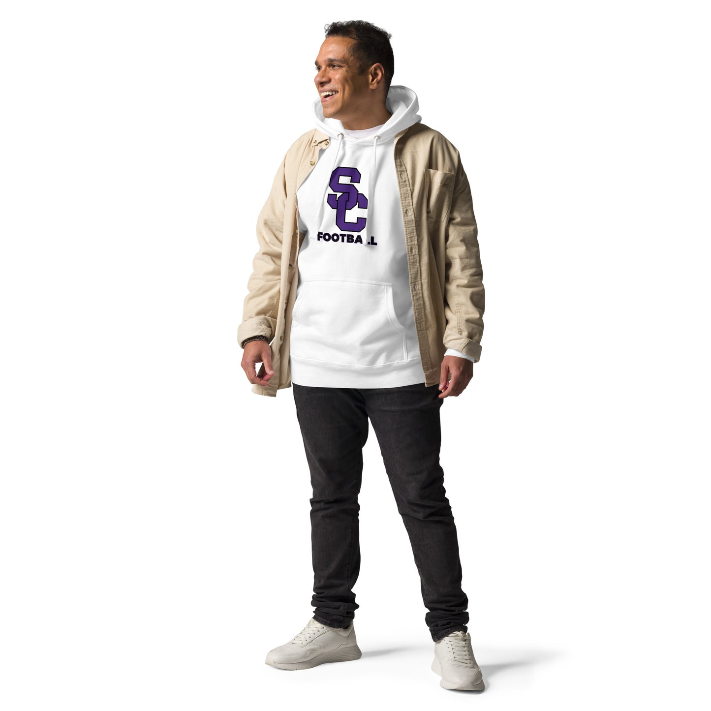 Interlocking SC Purple Unisex Hoodie