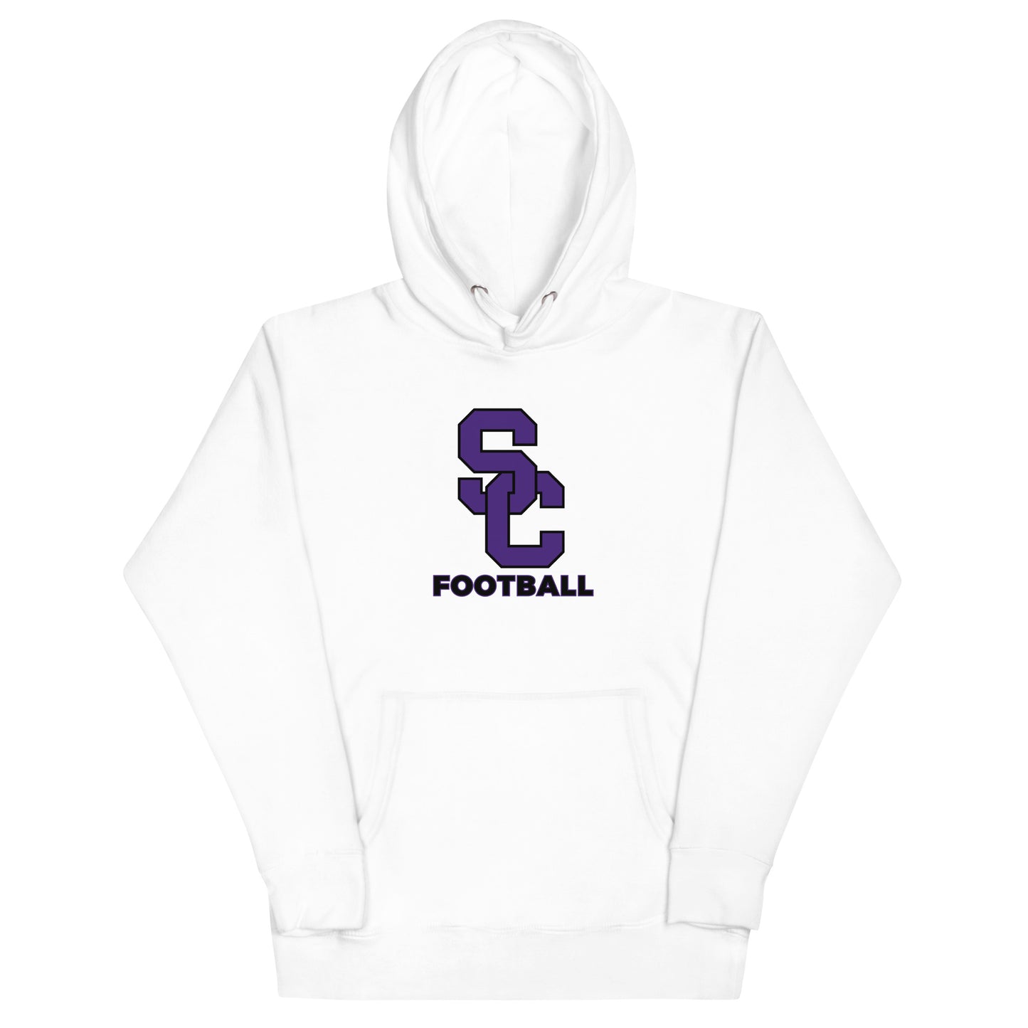 Interlocking SC Purple Unisex Hoodie