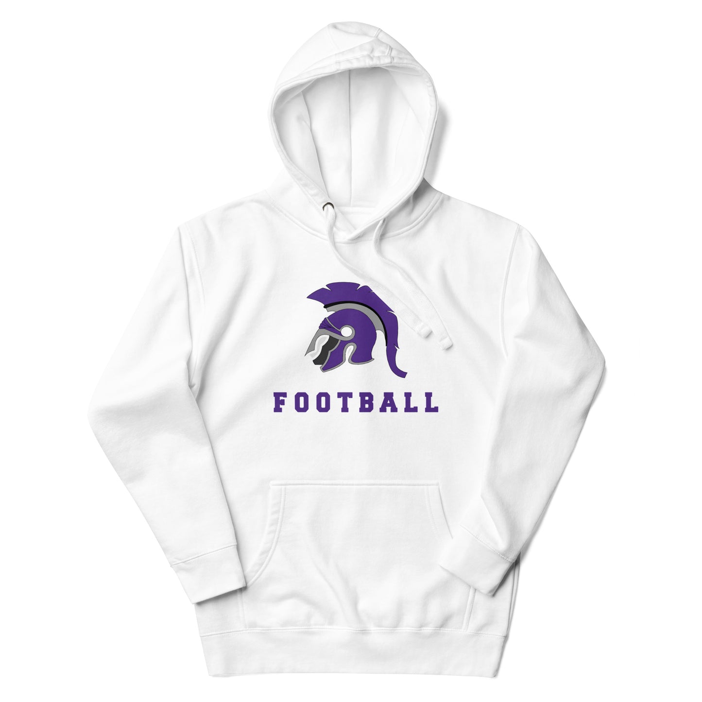 Spartan Helmet Football Hoodie