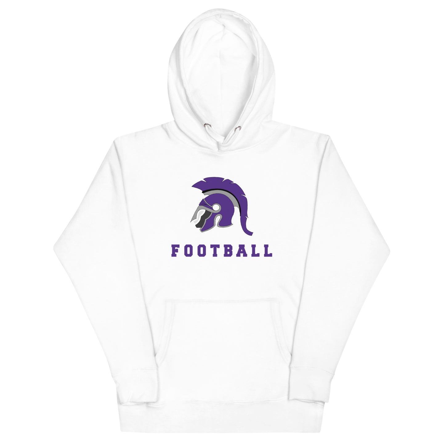 Spartan Helmet Football Hoodie