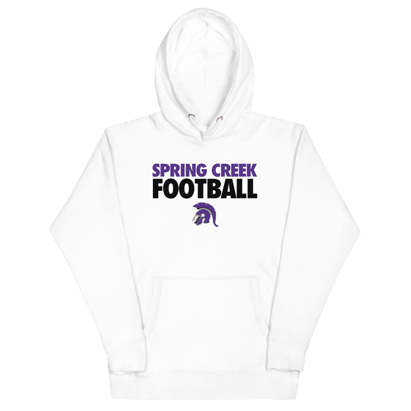 Spring Creek Football Spartan Helmet Hoodie