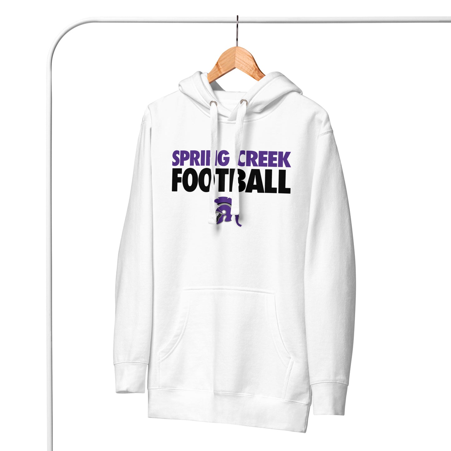 Spring Creek Football Spartan Helmet Hoodie