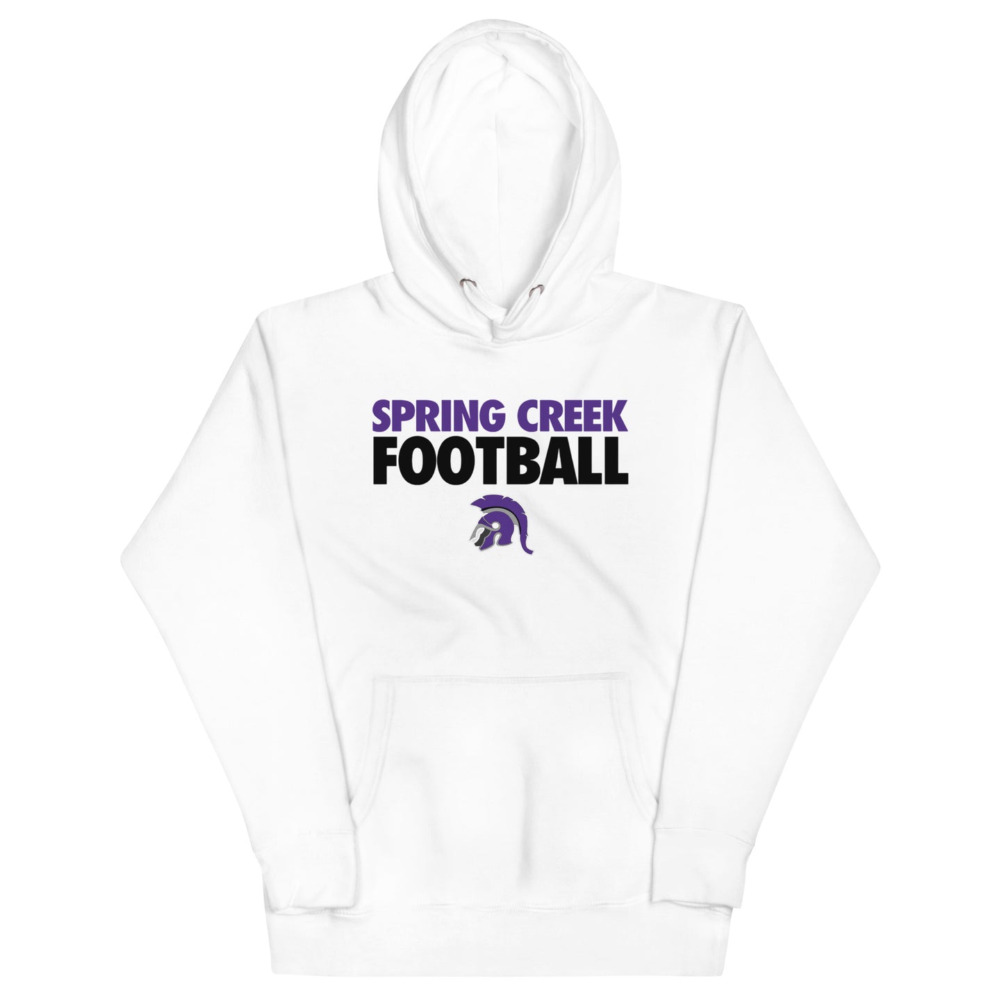 Spring Creek Football Spartan Helmet Hoodie