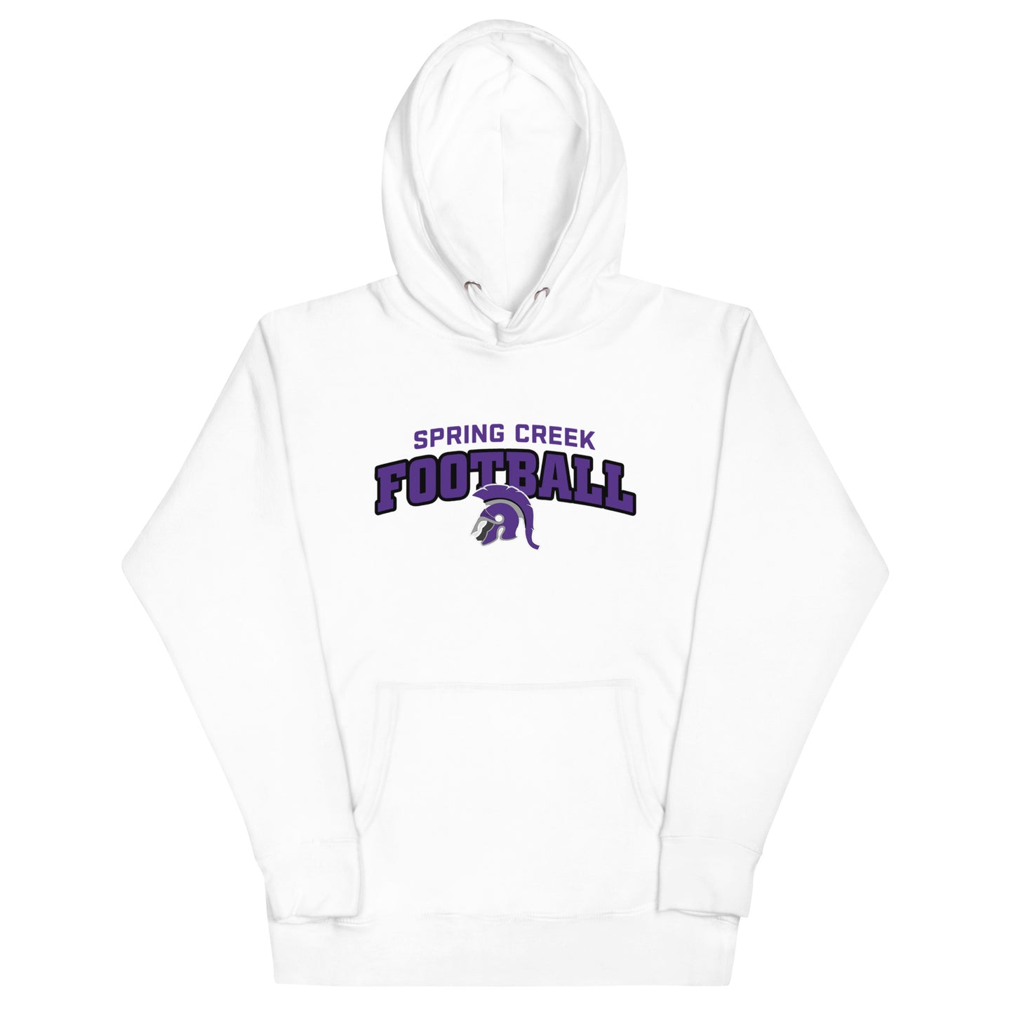 Spring Creek Football Spartan Helmet v2 Hoodie