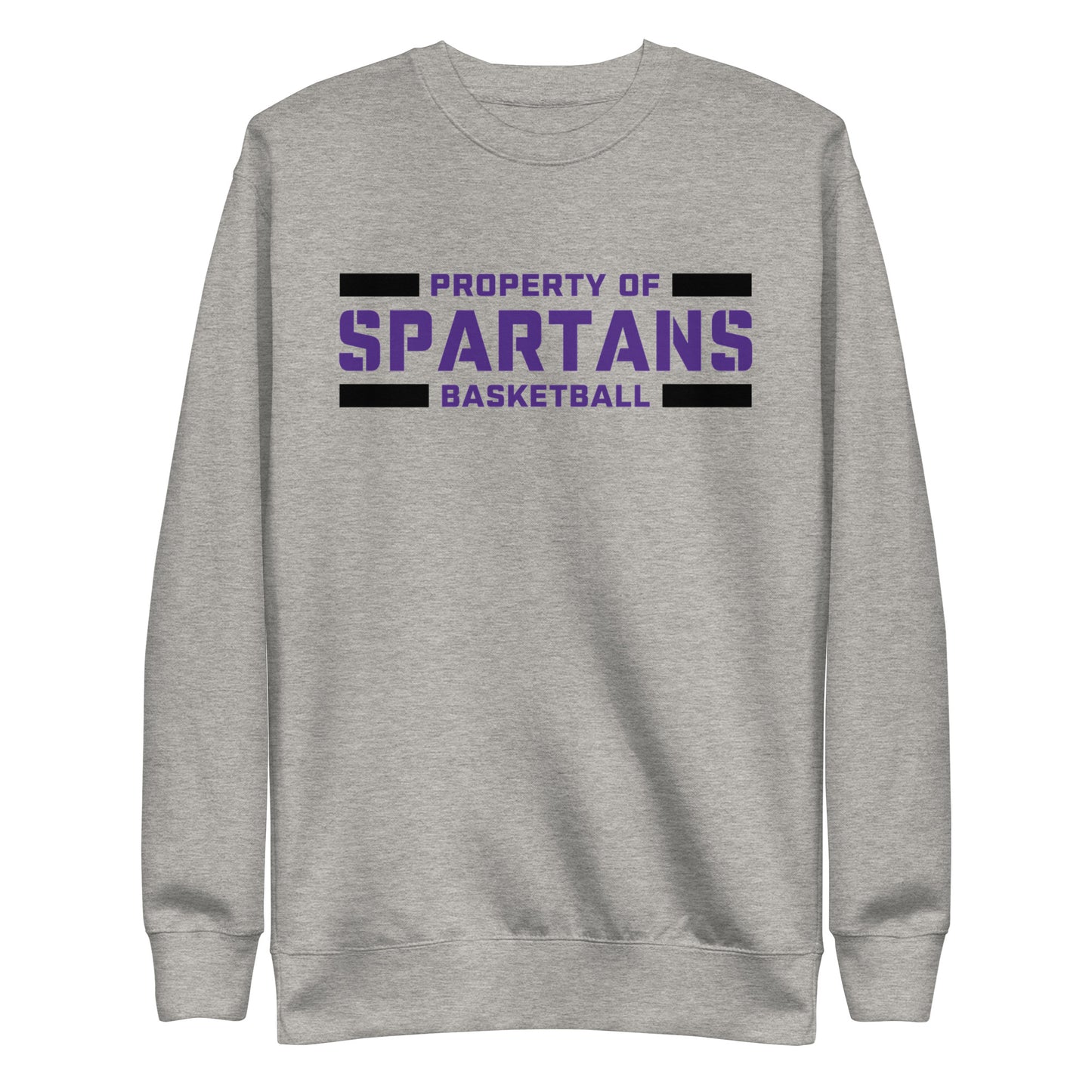 Property of Spartans Basketball Unisex Premium Sweatshirt