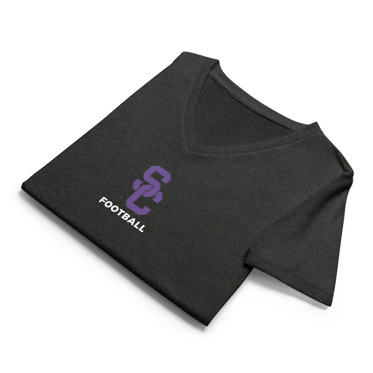 Women’s Spartans Football Relaxed V-neck T-shirt