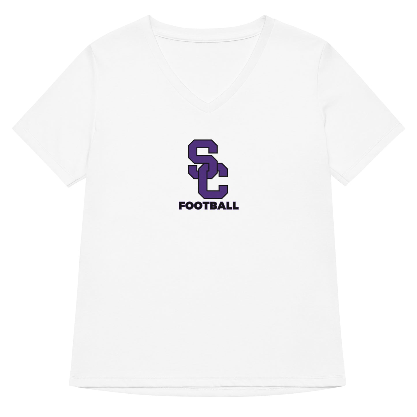 Women’s Spartans SC Football Relaxed V-neck T-shirt