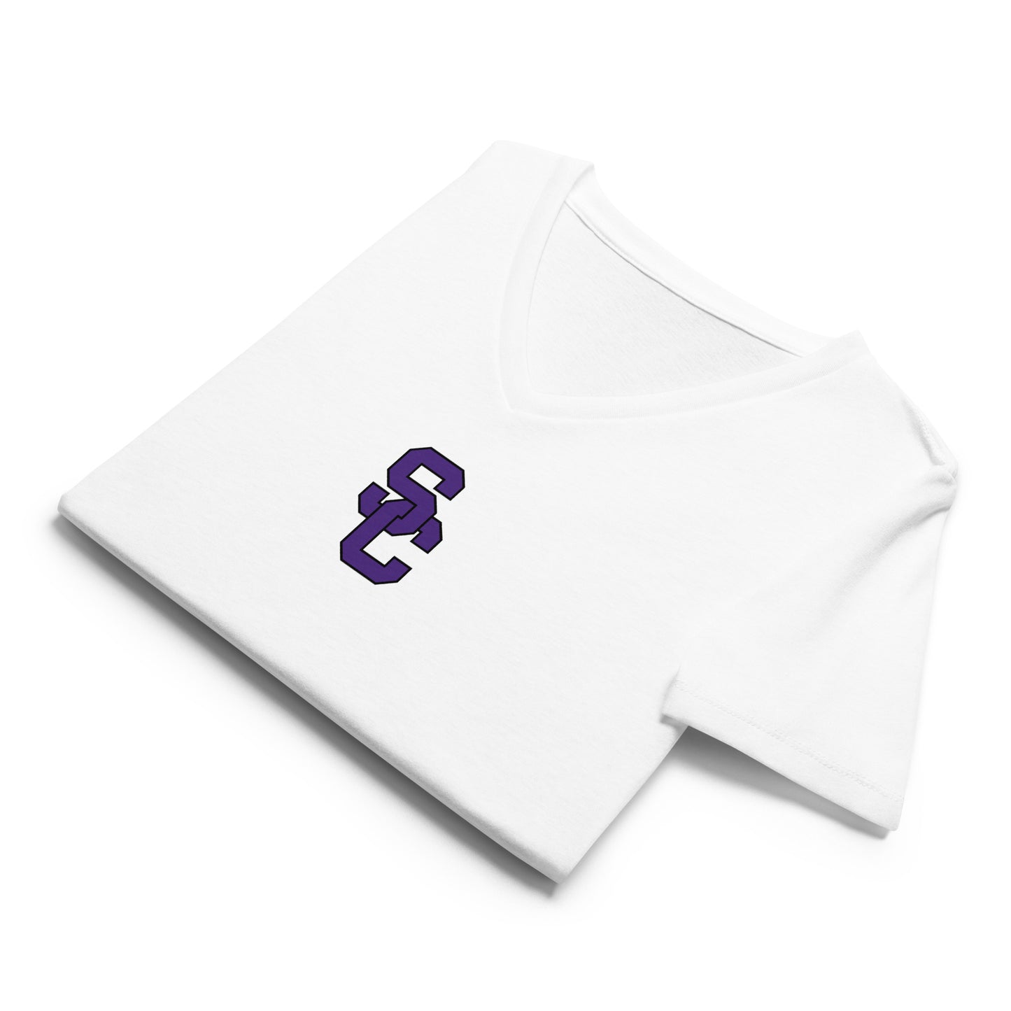 Women’s Spartans Football Relaxed V-neck T-shirt