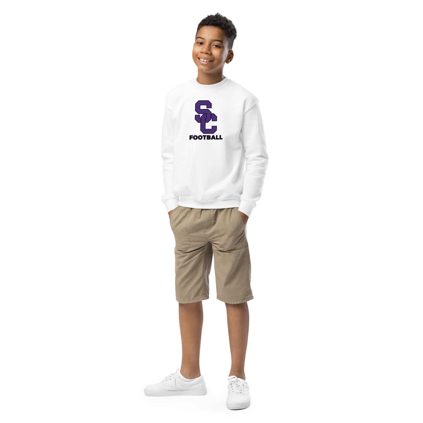 Youth SC Football Crewneck Sweatshirt