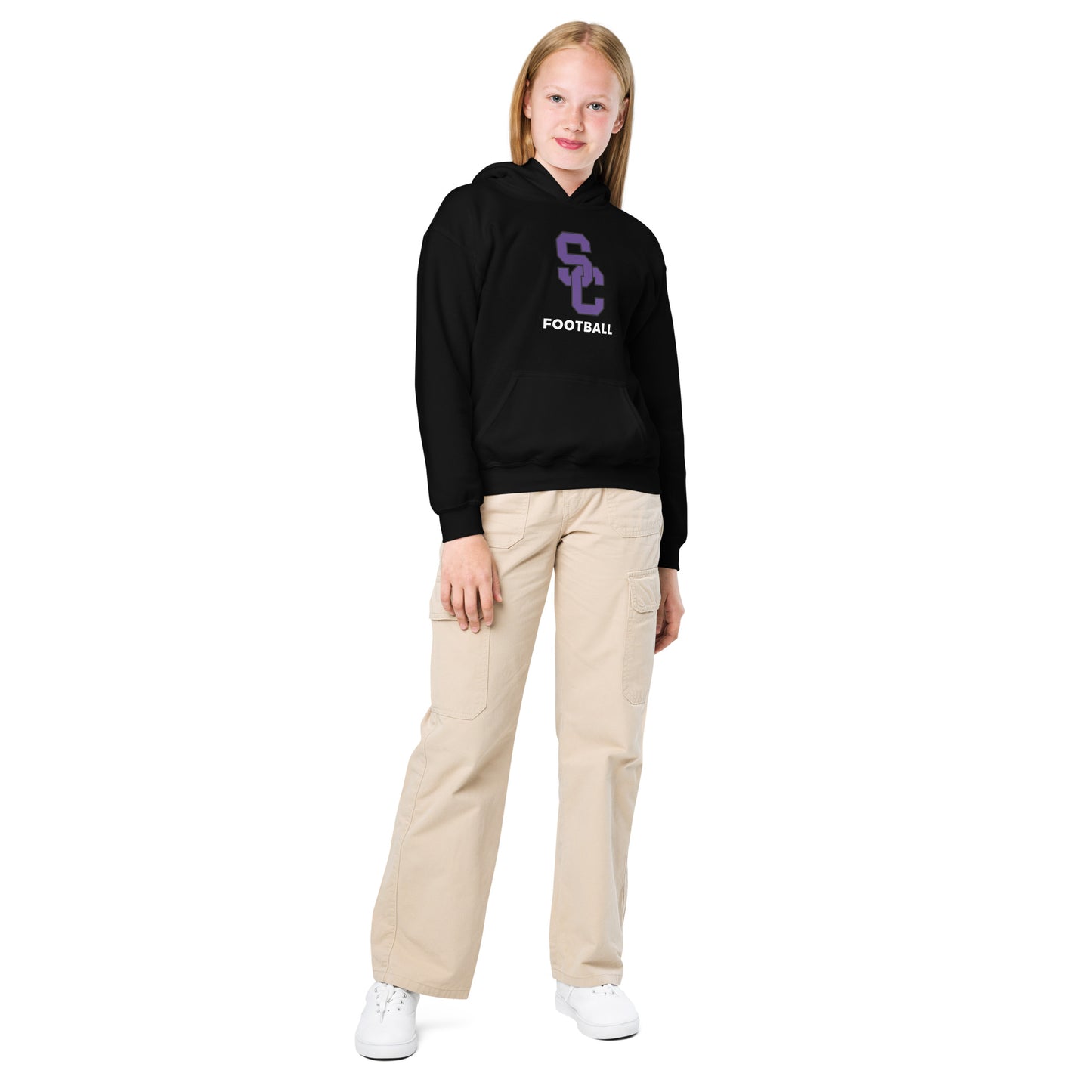 Youth SC Football Heavy Blend Hoodie